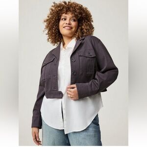 NWT Torrid Cropped Safari Jacket - 2X